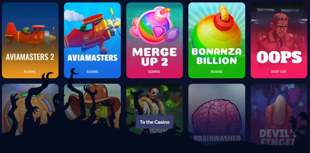 Spirit Casino affiliate landing preview